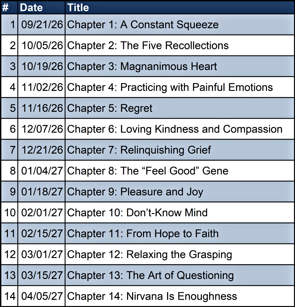 Magnanimous-Heart Schedule